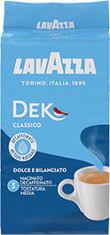 Caffè Decaffeinato, Malet koffeinfritt kaffe